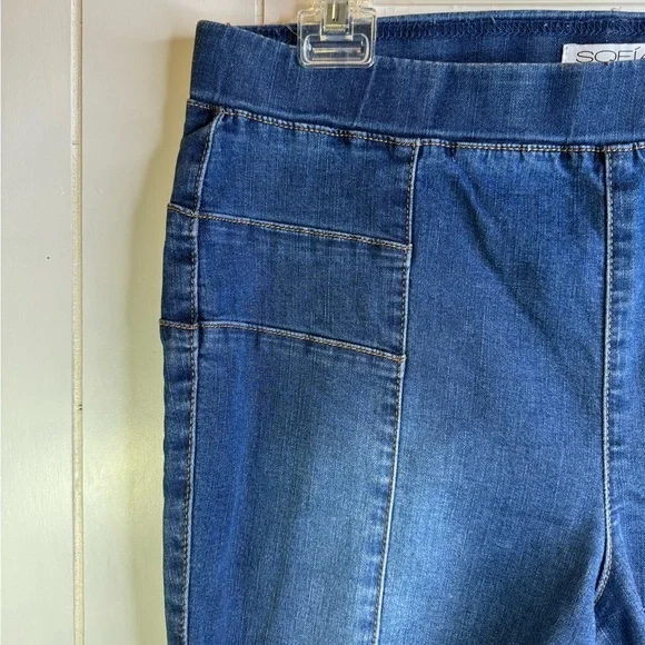 Sofa Jeans by Sofia Vergara Style Rosa Curvy Ankle Size 10 Slightly Distressed - Picture 4 of 8